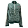 Casablanca Paris Casablanca Monogram-jacquard Track Jacket In Green Cotton In Green