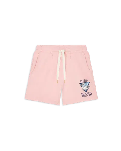 Casablanca Paris Casablanca Par Avion Sweatshorts In Pink