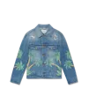 Casablanca Paris Casablanca Tennis Club Denim Jacket In Blue
