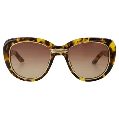 Casablanca Paris Cat Eye Sunglasses In Brown Acetate