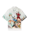 Casablanca Paris Celebration Du Sport Short-sleeve Silk Shirt In Multi
