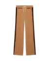 Casablanca Paris Chenille Panelled Track Pants In White In Brown