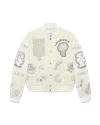 Casablanca Paris Chenille Patchwork Bomber Jacket In Multi