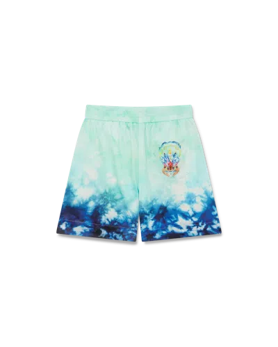 Casablanca Paris Children's Aloha Shorts In Blue