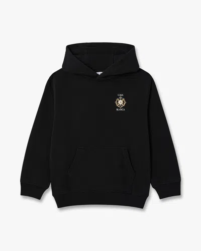Casablanca Paris Children's Black Championship Hooded Sweatshirt