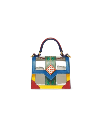 Casablanca Paris Chrome Laurel Micro Jeanne Bag By  In Multi