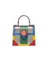 Casablanca Paris Chrome Laurel Mini Jeanne Bag By  In Multi