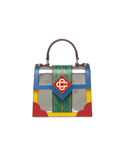 Casablanca Paris Chrome Laurel Mini Jeanne Bag By  In Multi