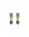 Casablanca Paris Column Drop Earrings By  In Multi