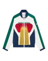 Casablanca Paris Column Windbreaker Jacket In Red In Multi
