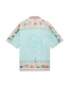 Casablanca Paris Copacabana Short-sleeve Silk Shirt In Multi