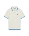 Casablanca Paris Cotton Boucle Polo Shirt In Multi