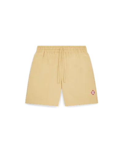 Casablanca Paris Cotton Monogram Jacquard Shorts In Multi