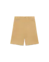 Casablanca Paris Cotton Pleated Shorts In Brown
