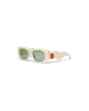 Casablanca Paris Cream The Memphis Sunglasses By  In Multi