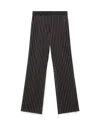 Casablanca Paris Crystal Embellished Tailored Trousers In Black