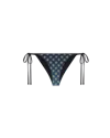 Casablanca Paris Degrade Monogram Bikini Bottom In Black In Black