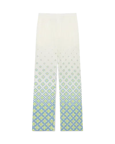 Casablanca Paris Degrade Monogram Trousers In White