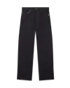 Casablanca Paris Denim Monogram Straight Leg Jeans In Blue
