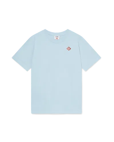 Casablanca Paris Diamond Logo Short-sleeve T-shirt In Blue