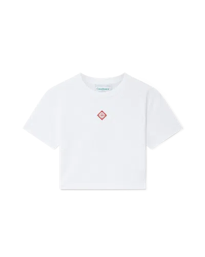 Casablanca Paris Diamond Logo Stretch T-shirt In Multi