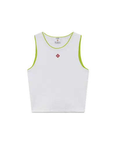 Casablanca Paris Diamond Logo Tank Top In Multi