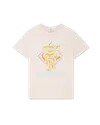 Casablanca Paris Diamond Short-sleeve Column T-shirt In Neutral