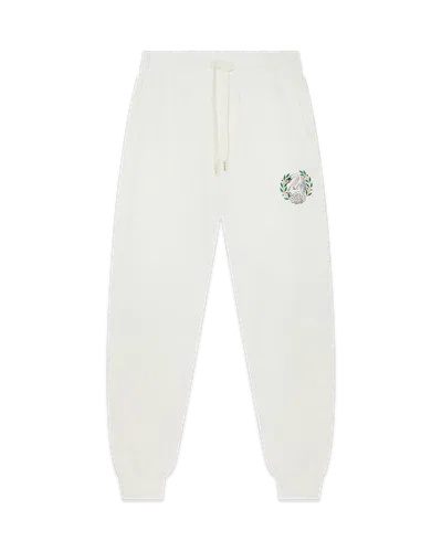 Casablanca Paris Emblem De Cygne Sweatpant In White