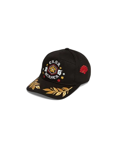 Casablanca Paris Emblem Laurel Embroidered Cap By  In Multi