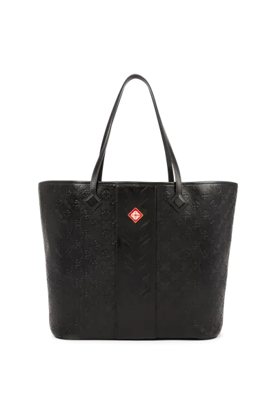Casablanca Paris Embossed Tote Bag By  In Multi