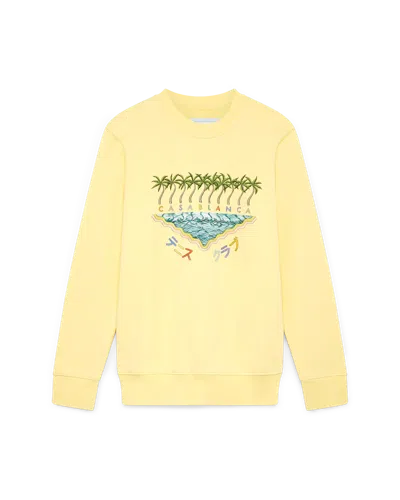 Casablanca Paris Enoshima Beach Sweatshirt In Multi