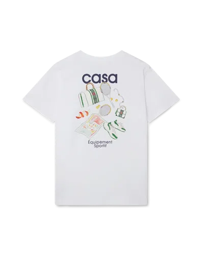 Casablanca Paris Equipement Sportif Short-sleeve T-shirt In Multi