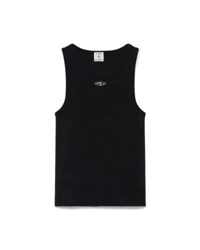 Casablanca Paris Faded Ribbed Tank Top In Multi