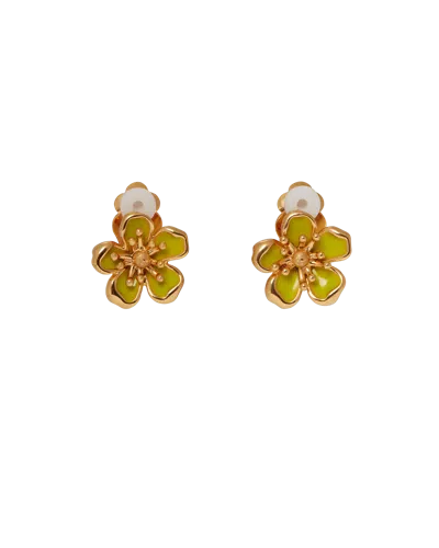Casablanca Paris Flower Earrings By  In Multi