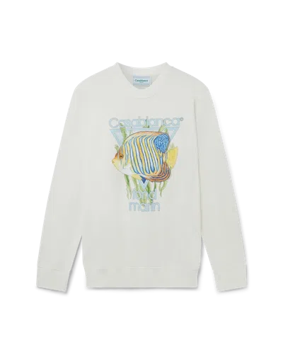 Casablanca Paris Fond Marin Sweatshirt In Gray