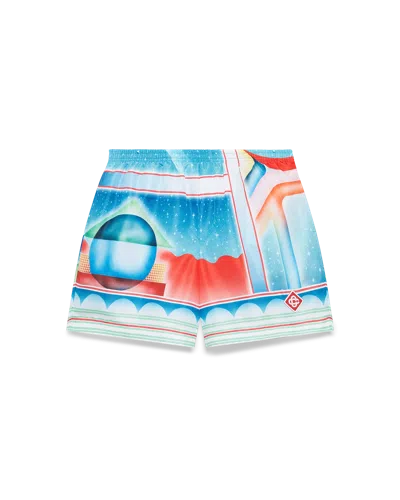 Casablanca Paris Galaxy Court Swim Shorts In Multi