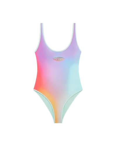 Casablanca Paris Glass Gradient Swimsuit In Multi