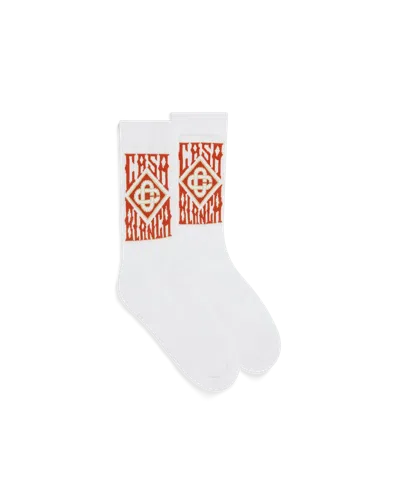 Casablanca Paris Gothic Logo Socks In Multi