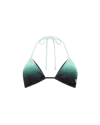 Casablanca Paris Gradient Bikini Top In Black In Green