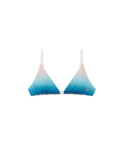 Casablanca Paris Gradient Bikini Top In Blue
