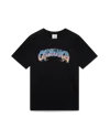 Casablanca Paris Gradient Gothic Short-sleeve T-shirt In Black