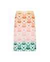 Casablanca Paris Gradient Heart Monogram Mesh Skirt In Multi