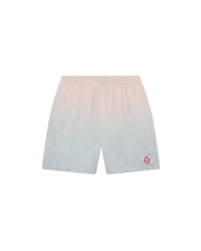 Casablanca Paris Gradient Laser Detail Track Shorts In Multi