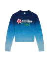 Casablanca Paris Gradient Orchid Sweatshirt In Blue