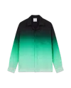 Casablanca Paris Gradient Ping Pong Jacquard Long-sleeve Silk Shirt In Multi