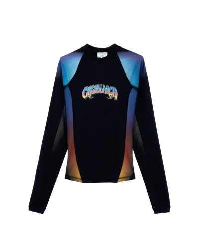 Casablanca Paris Gradient Rash Vest In Multi