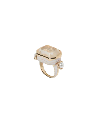 Casablanca Paris Gradient Ring In Multi