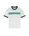 Casablanca Paris Gradient Stripe Ringer Short-sleeve T-shirt In Green In White