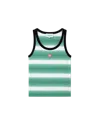 Casablanca Paris Gradient Stripe Ringer Tank Top In Green In Green