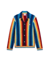 Casablanca Paris Gradient Stripe Towelling Jacket In Multi